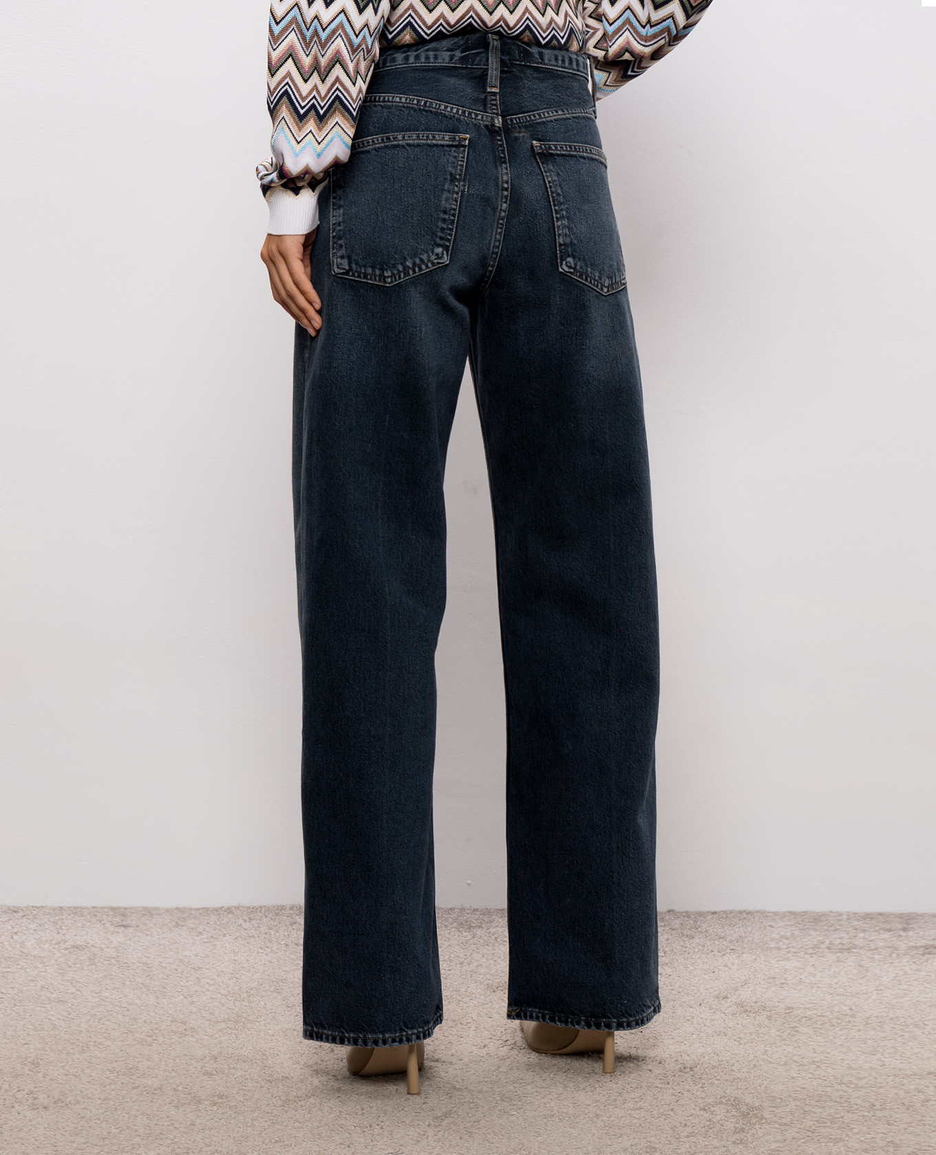 Arc blue distressed jeans AGOLDE 4