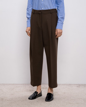 Toteme Brown wool pants 251WRB0254FB0061