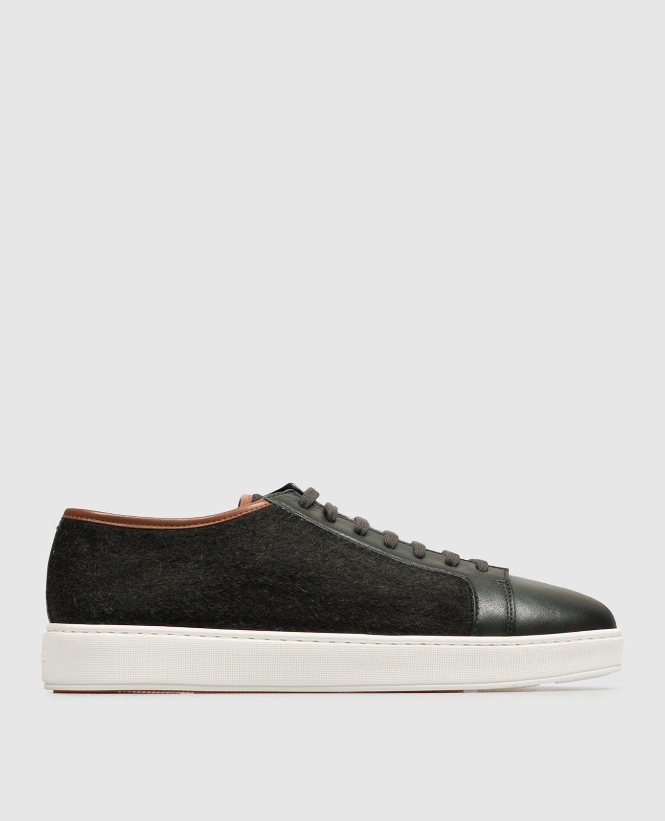 Green combination sneakers