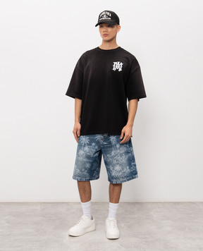 AMIRI AMIRI HOLLYWOOD black T-shirt AMTOJR1056