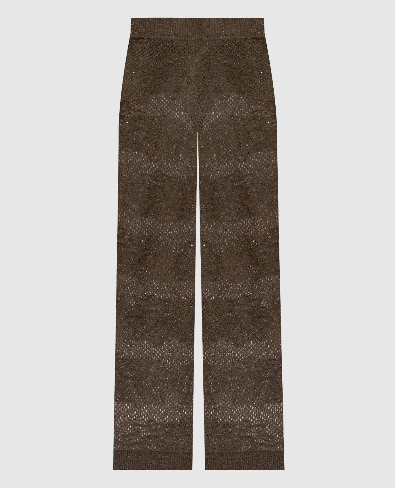Khaki pants with wool