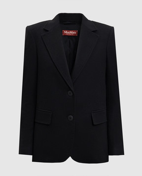 Max Mara Folgore black wool jacket FOLGORE