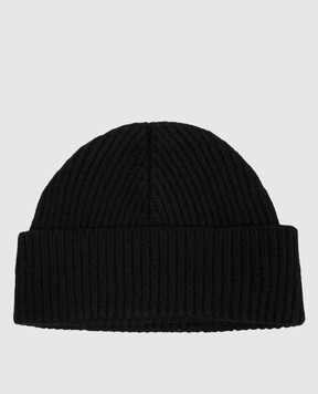 Ami Paris Black wool hat BFUHA116018