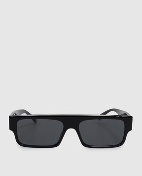 Alexander McQueen Black sunglasses with logo A009S6J0749