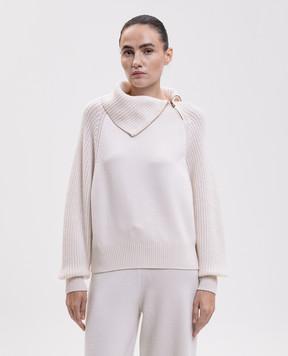 Agnona Ivory cashmere sweater K2120581K080Q