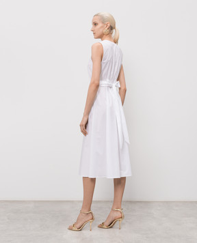 Twinset White dress with metal logo 261TT2161