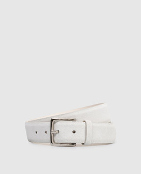 Orciani White Amalfi suede belt U08211AMF