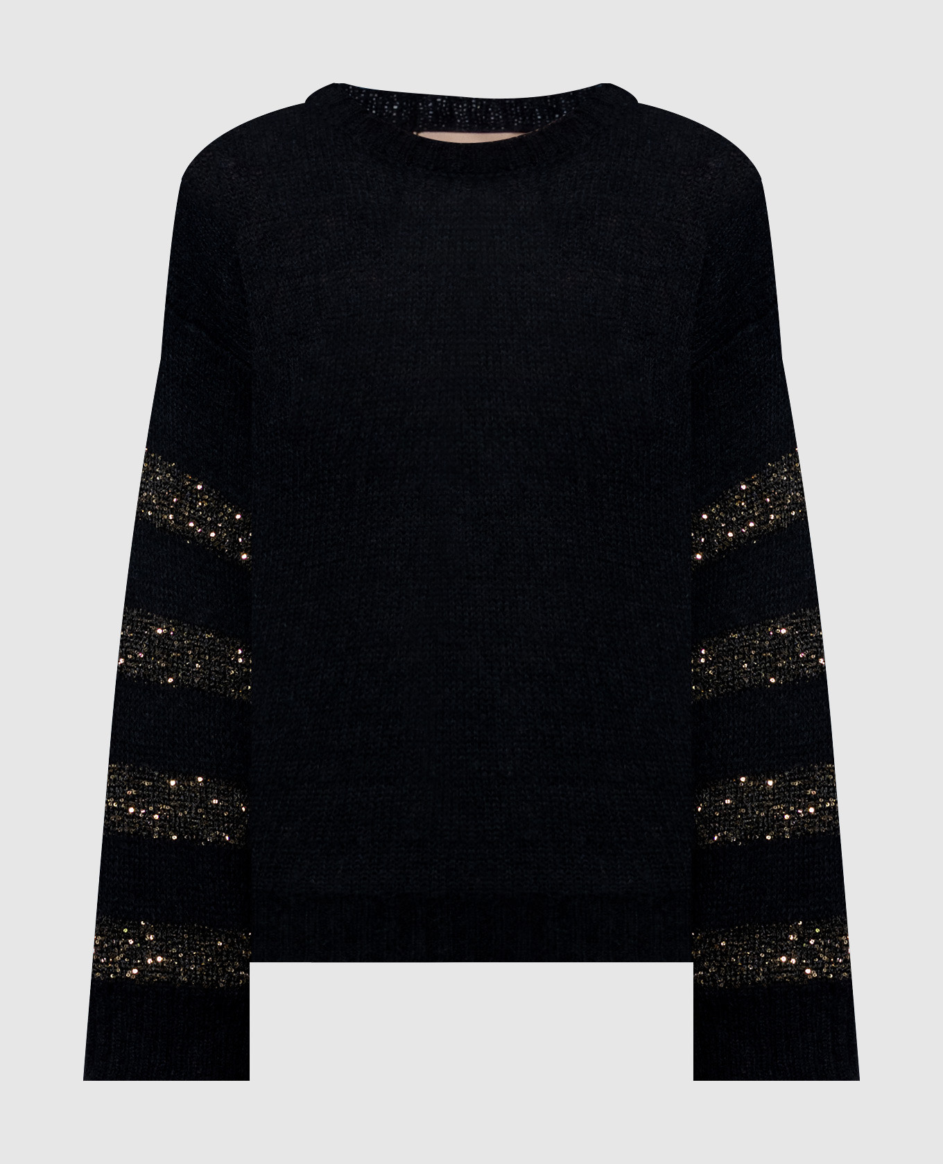 Black alpaca sweater
