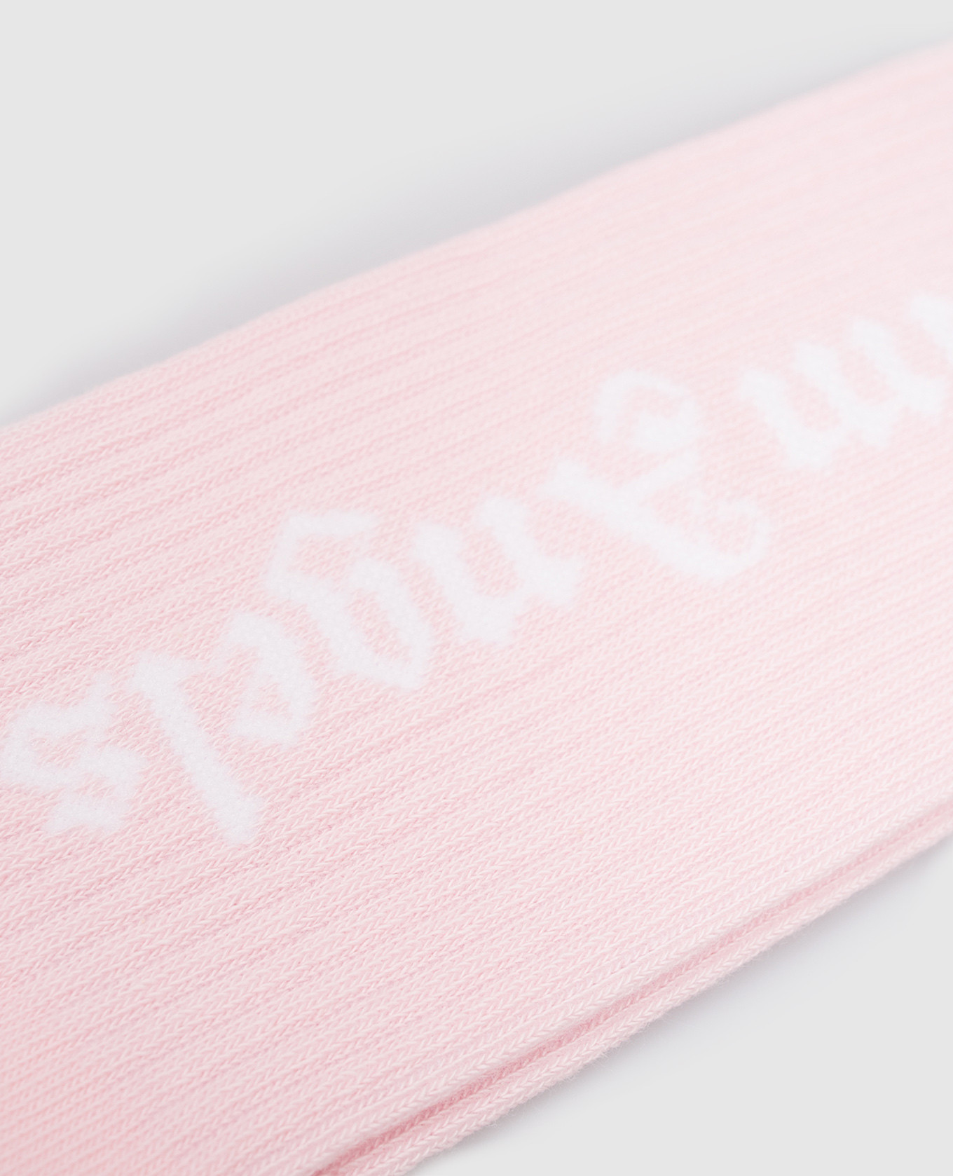 

Children's pink socks with logo Palm Angels