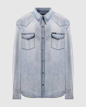 AMIRI Blue denim shirt AM426SH047