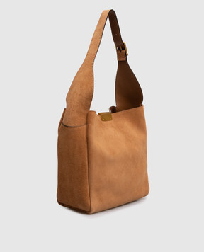 Gianni Chiarini Brown suede bag Luz BS12330CMPL