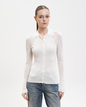 Jacob Lee White cardigan WCS0056SS26CR