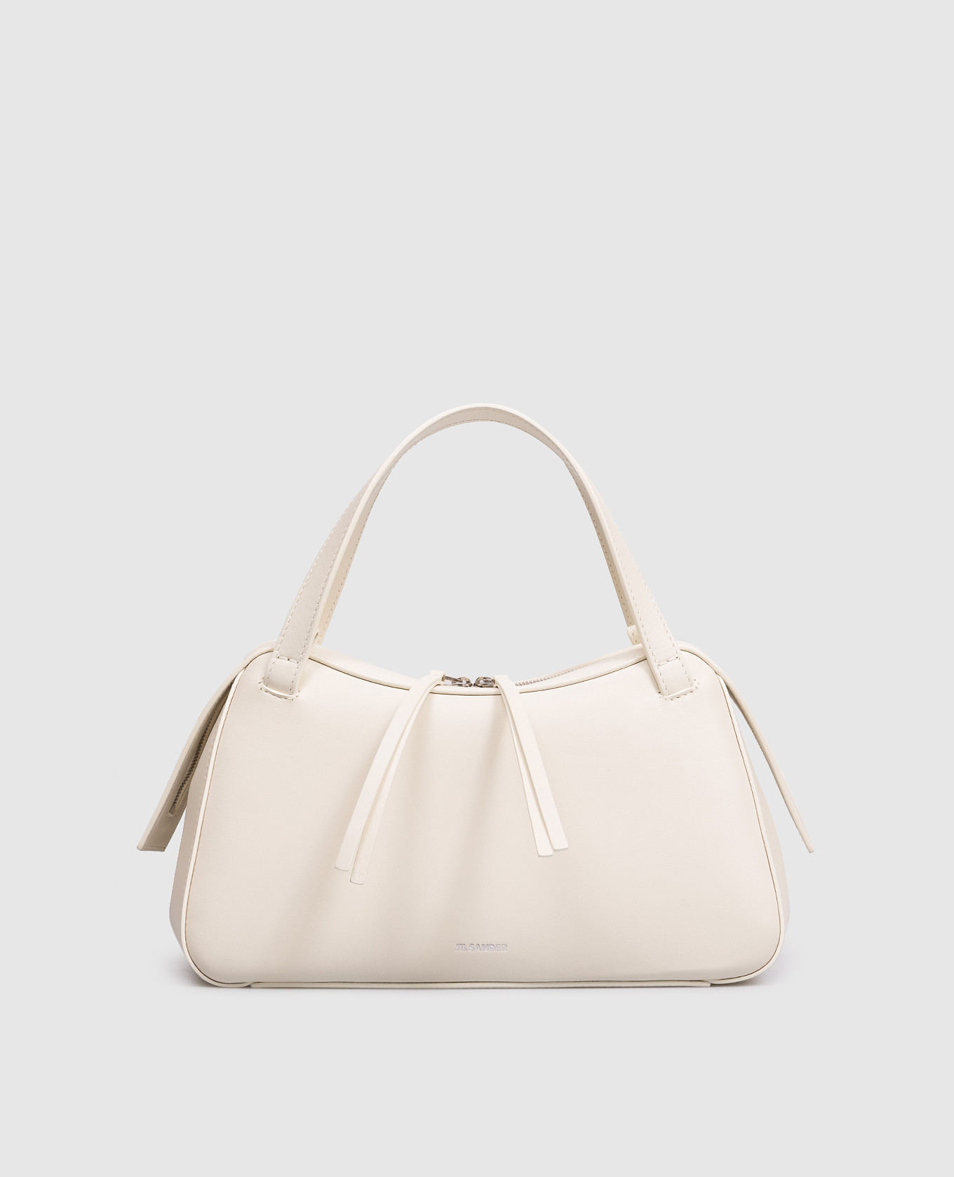 

Ivory leather bag Jil Sander, Beige