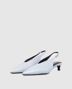 Jil Sander Blue leather slingbacks J15WP0128P7588
