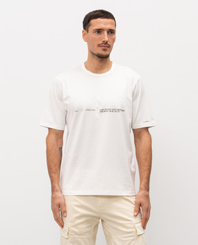 C.P. Company Metropolis White T-shirt with print LTS058A006370W