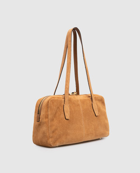 Gianni Chiarini Brown suede bag Aryna BS12219CMPL