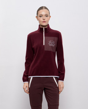 Brunello Cucinelli Burgundy cashmere jumper MM840VG104