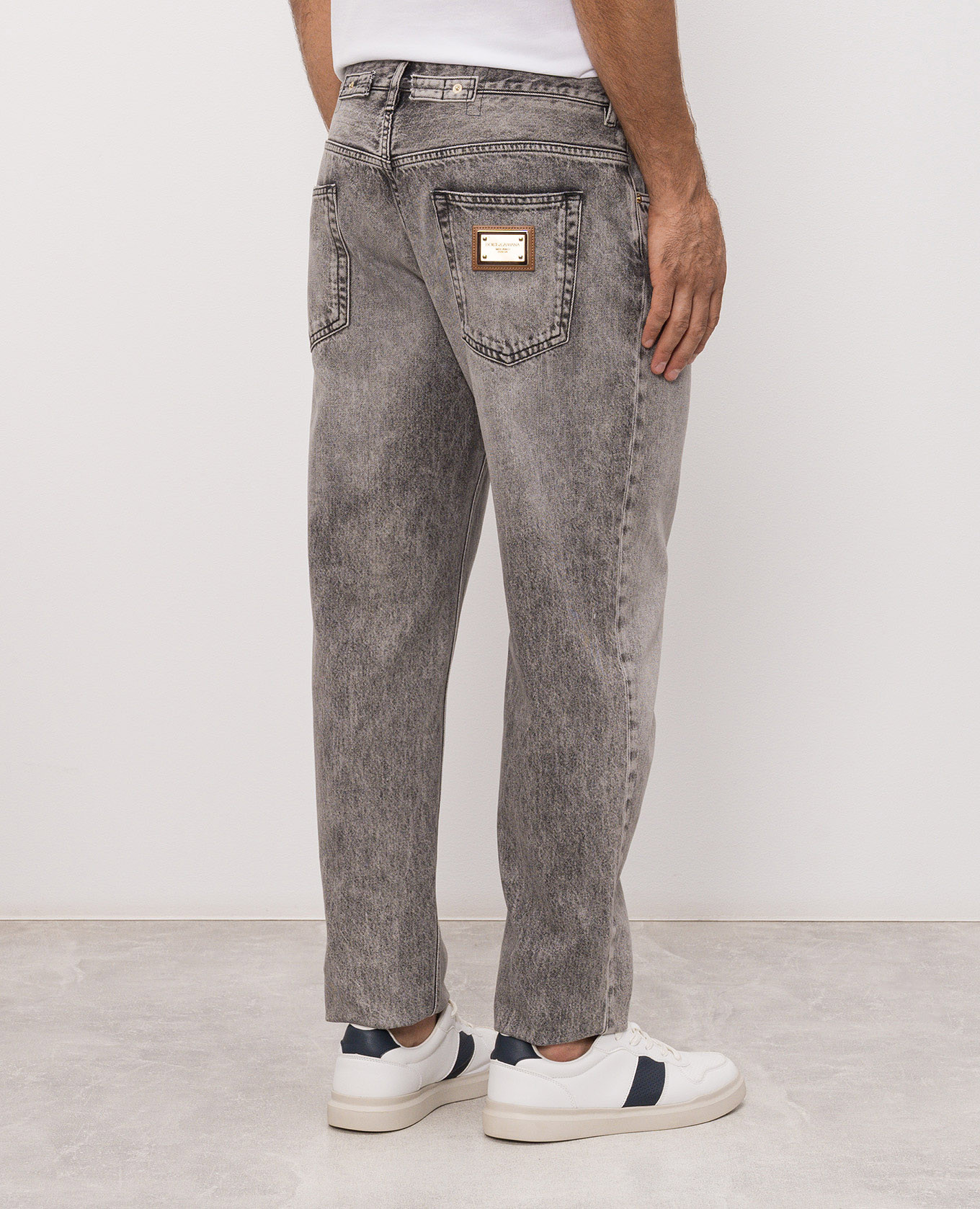 Gray jeans with holes Dolce&Gabbana 4