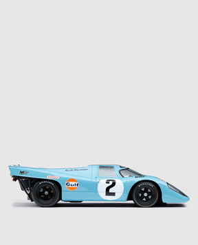 Amalgam Blue souvenir in the shape of a Porsche 917 KH car M6012