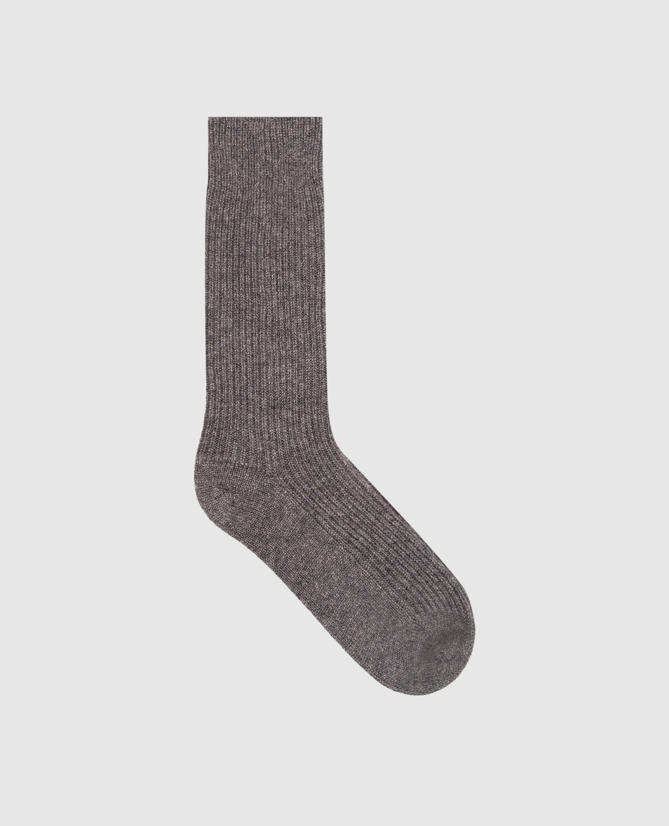 Gray cashmere socks Zera