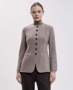Max Mara Beige FALLA cashmere jacket MXMFALLA