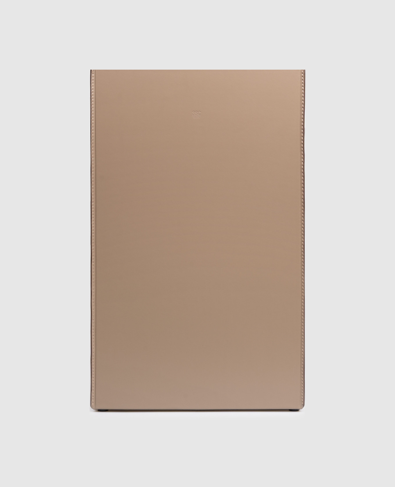 

Beige leather laundry basket MERIDIEN Treesseci