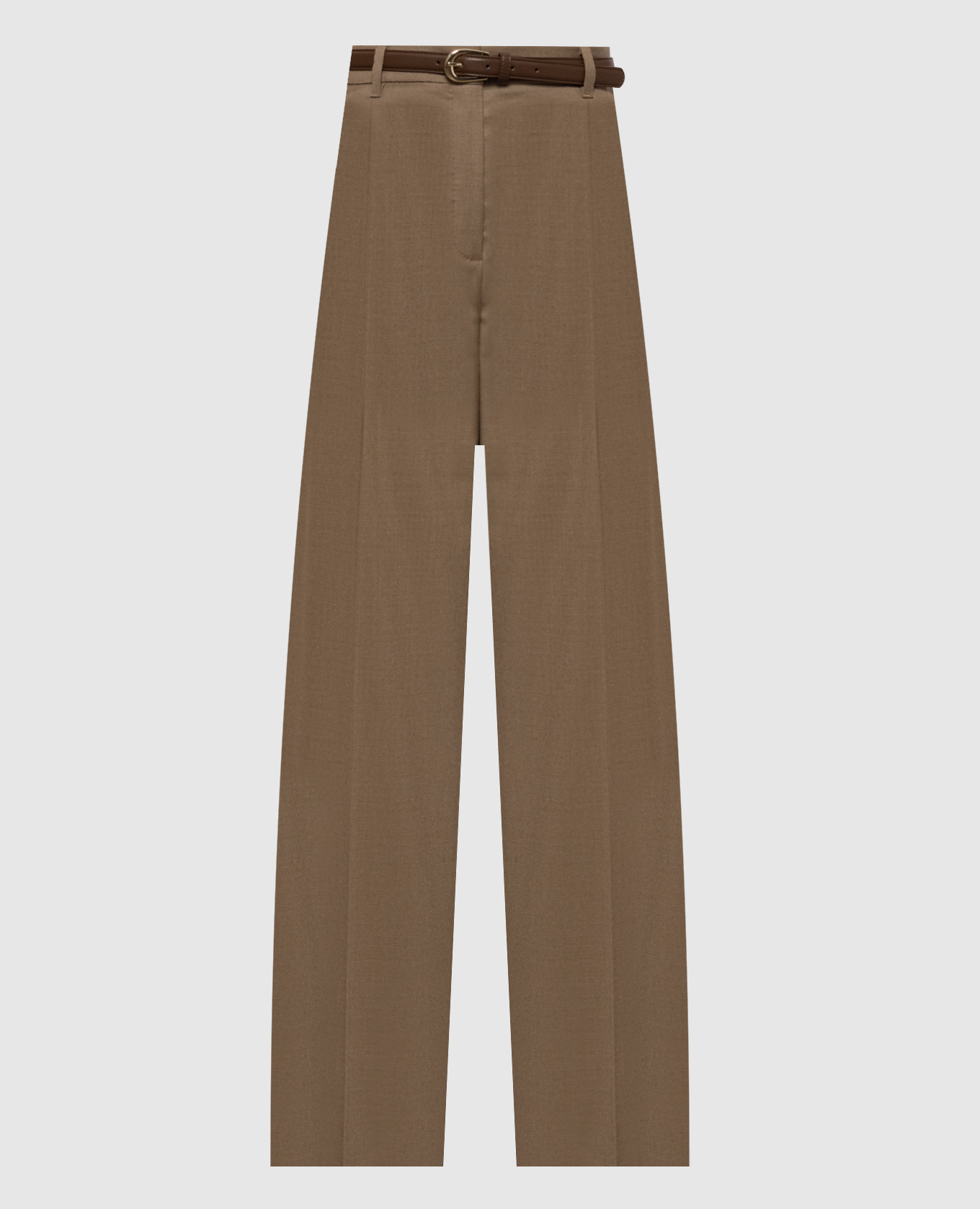 Brown LAGO wool trousers