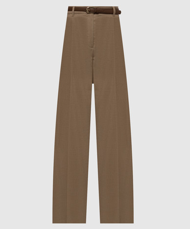 Brown LAGO wool trousers