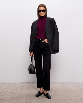 Jil Sander Burgundy wool golf J02GP0280J14872