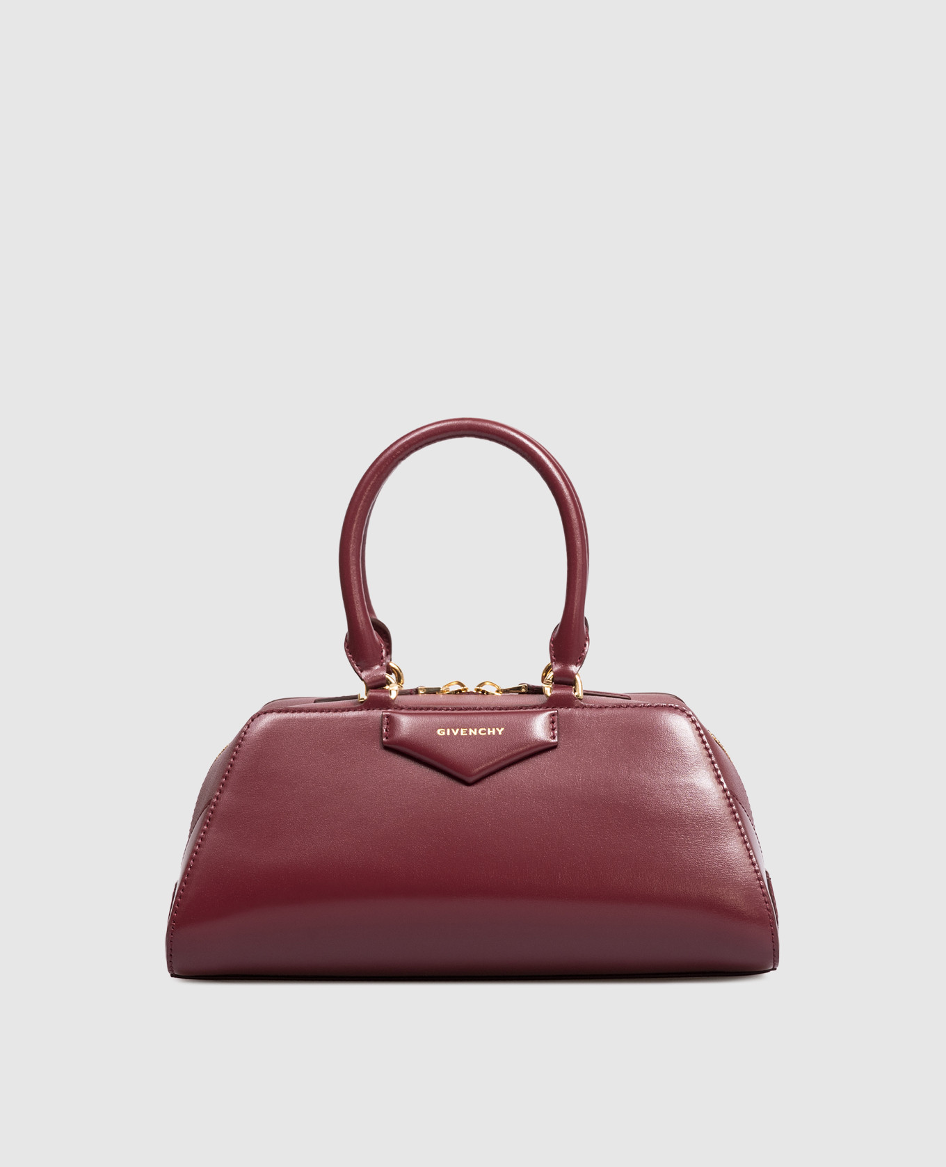 

Burgundy leather bag Antigona East-West Givenchy