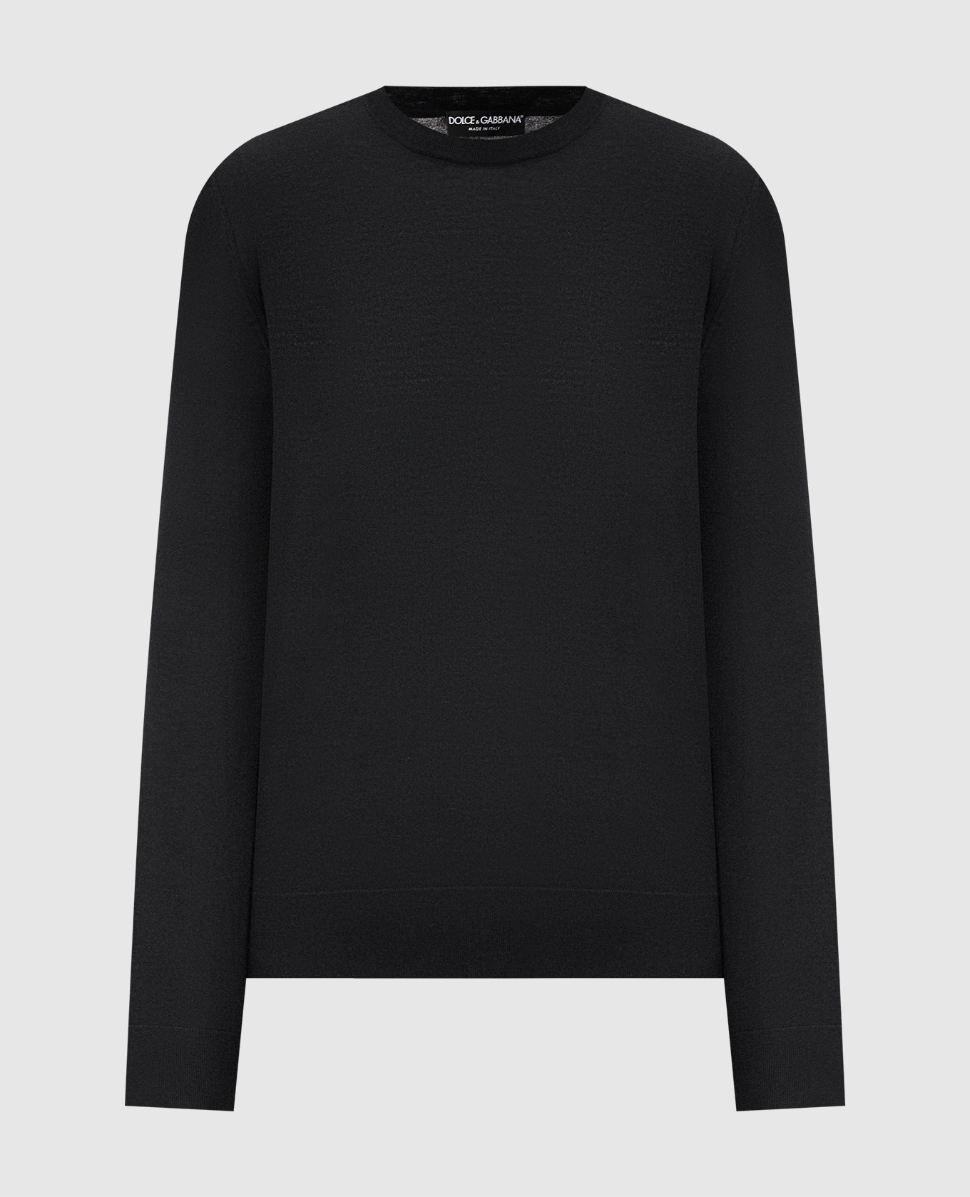 Black cashmere jumper