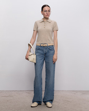 Simkhai Twila beige cashmere polo 4262190K