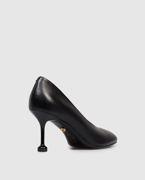 Babe Pay Pls Black leather shoes 2123714KO