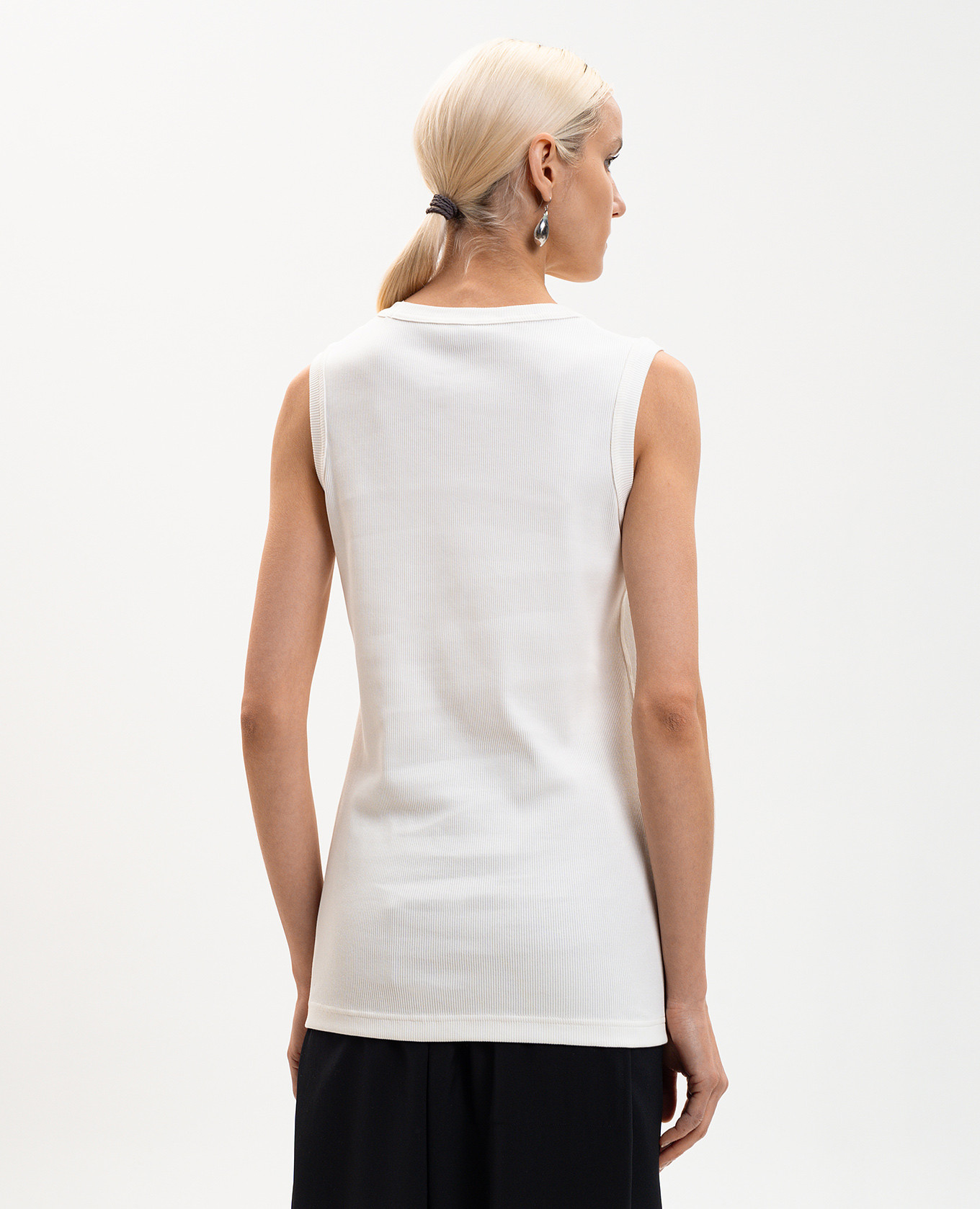 

White ribbed T-shirt Sofie D`Hoore