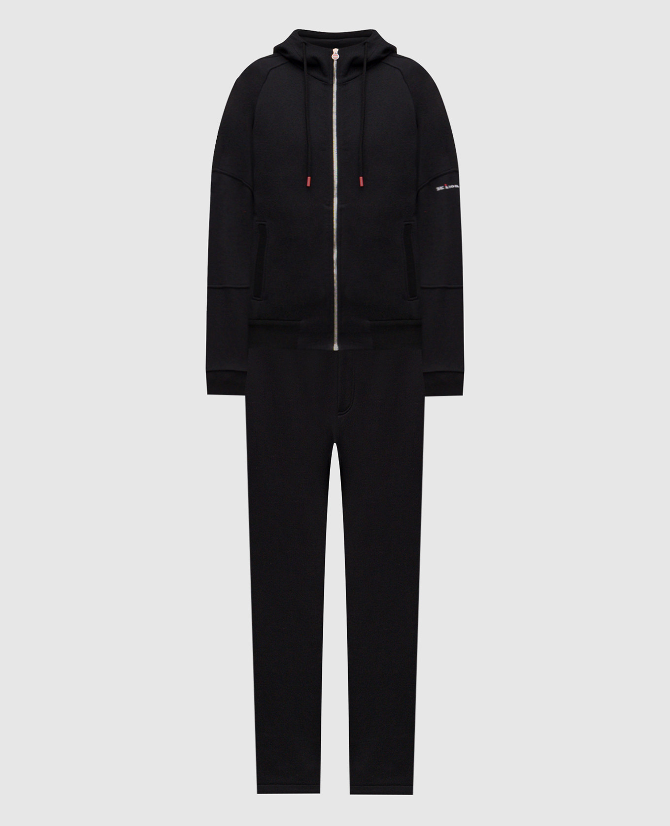 

Black tracksuit with logo Kiton