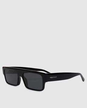 Alexander McQueen Black sunglasses with logo A009S6J0749