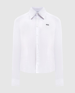 Vetements White shirt with logo patch WH27SH039W