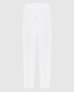 Peserico White pants with lapels M0493901964