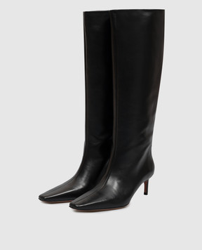 Babe Pay Pls Black leather boots 522502KO