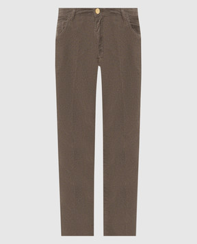 Stefano Ricci Brown corduroy pants MST63B0020T0231