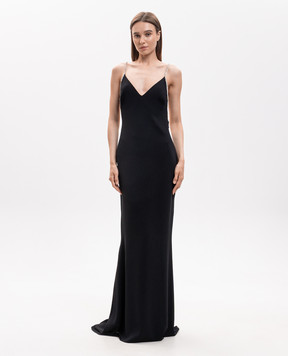 Tom Ford Black maxi dress with open back AB3697SDE539