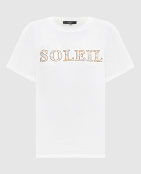 Max Mara Weekend White BORA T-shirt with patch WKDBORA