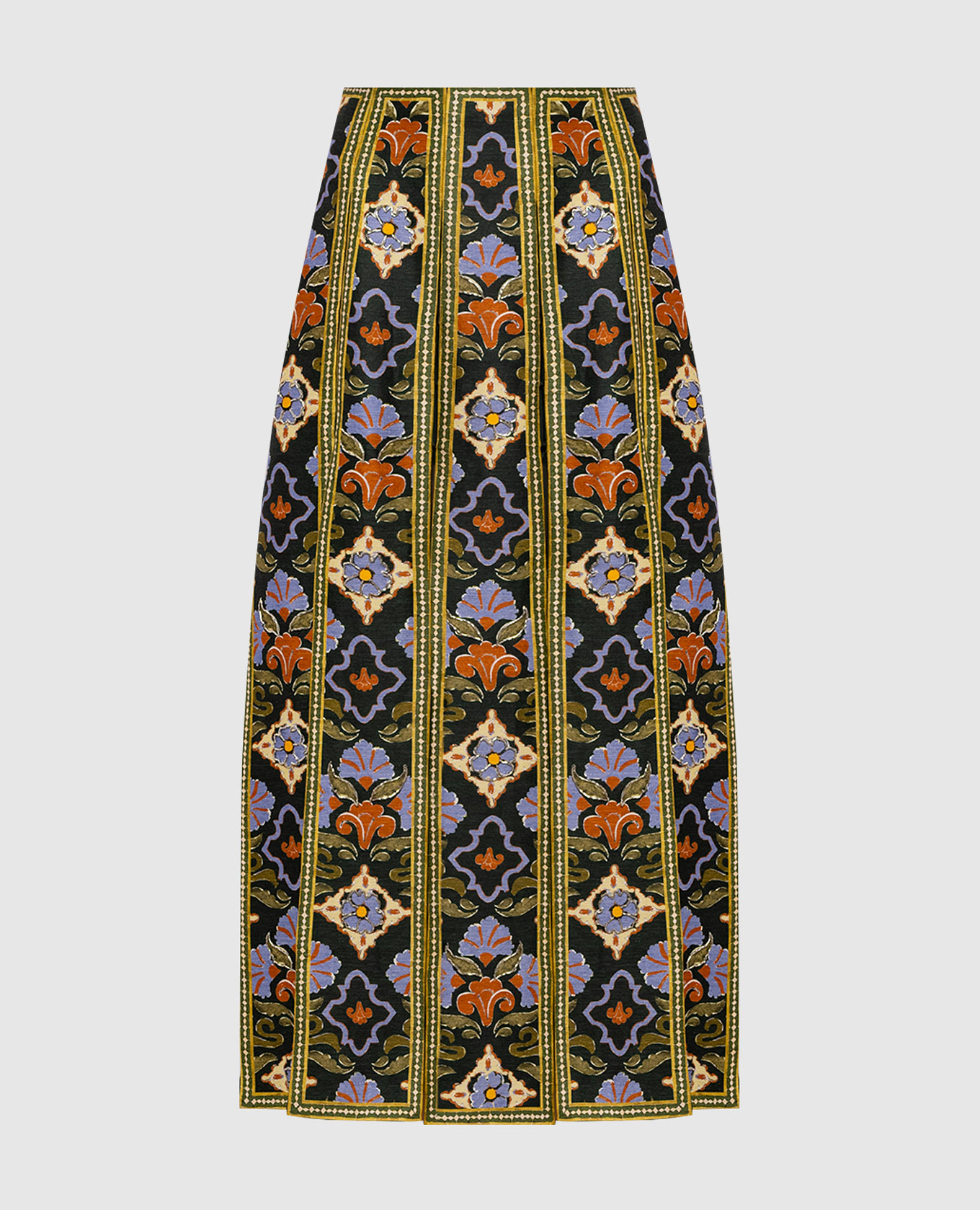 

Oasira green skirt with slits Alemais