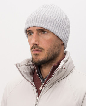 Brunello Cucinelli Gray cashmere hat M2293900