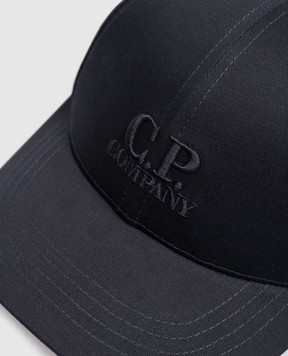 C.P. Company Children's blue cap with logo embroidery CPX005LOA04