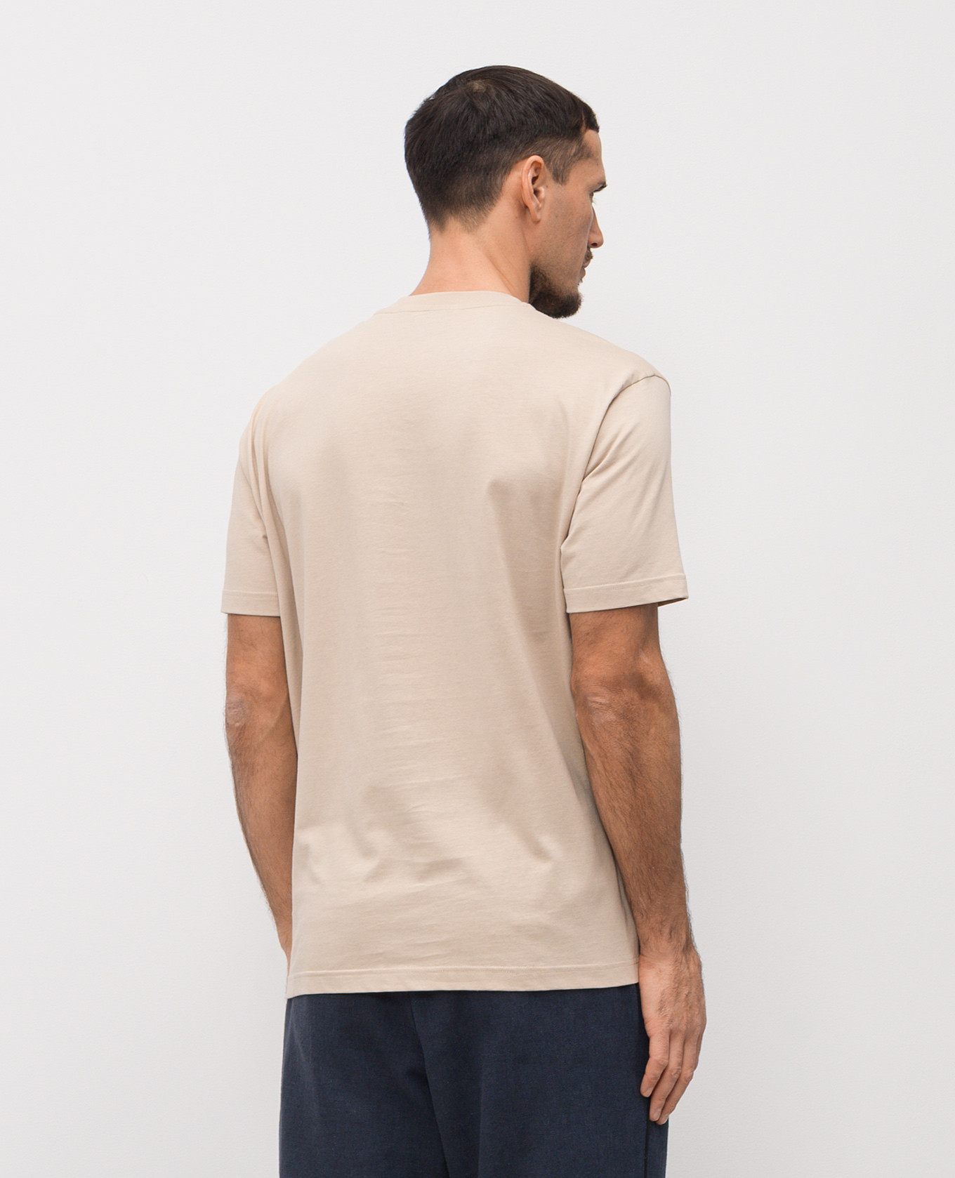 Beige T-shirt with logo embroidery Iceberg 4