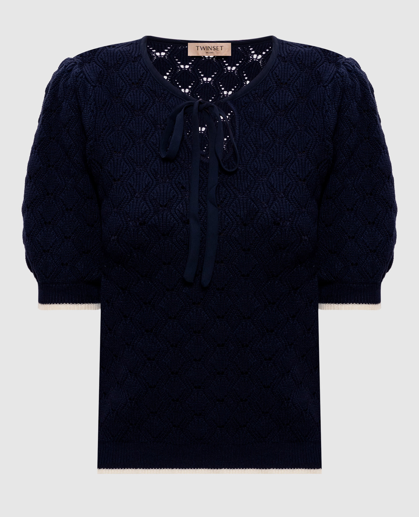 

Blue patterned top Twinset