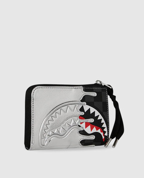 Sprayground CHROME SPECTRE children's wallet with logo 910W8931NSZ
