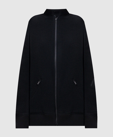 Black jacket with wool