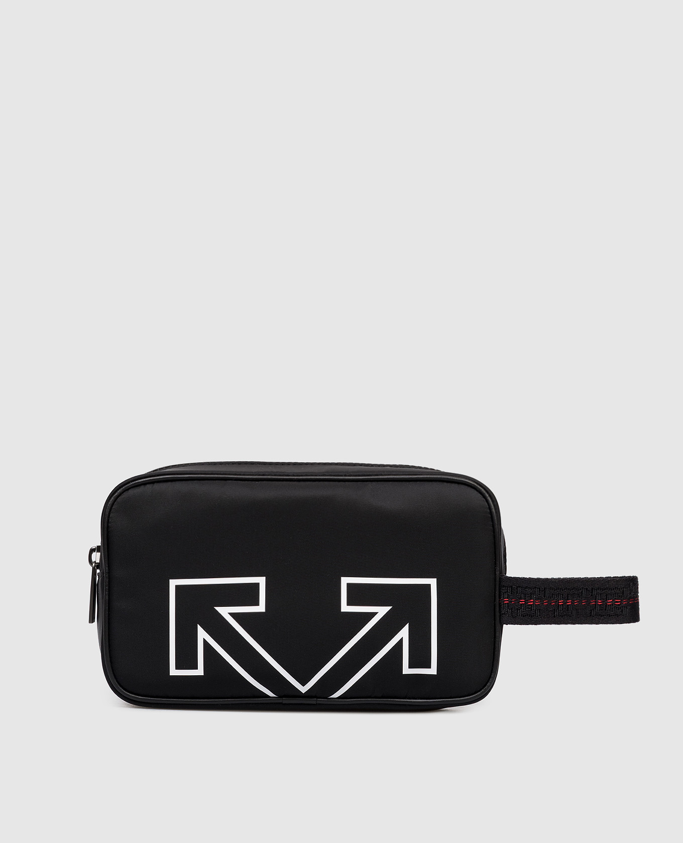 

Black Arrow logo print toiletry bag Off-White